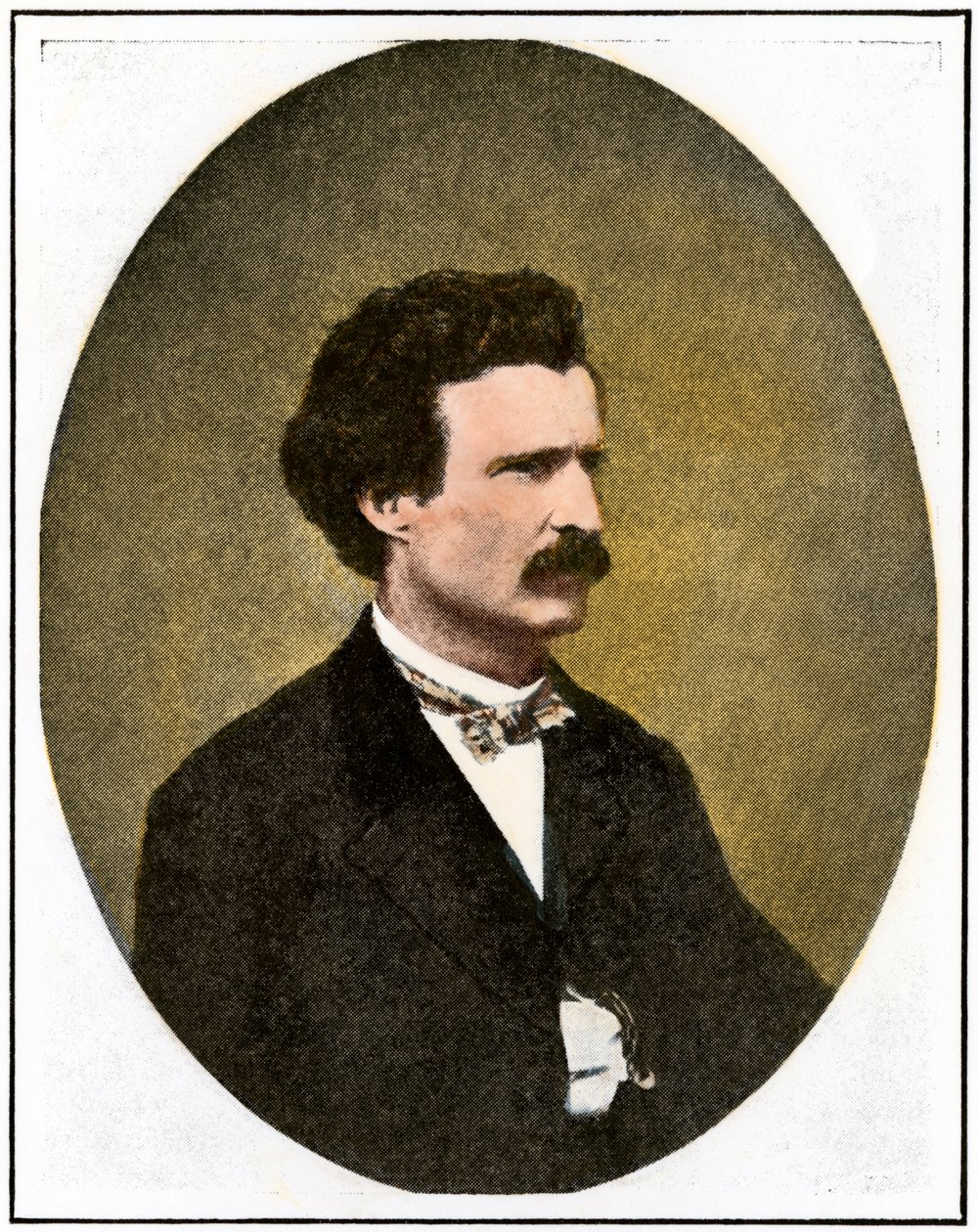 Mark Twain (1835-1910) como reportero en Virginia City, Nevada: Empresa Territorial de Unbekannter Künstler
