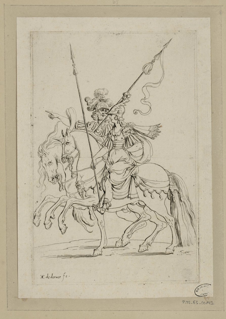 Marte y Minerva de Unbekannter Künstler