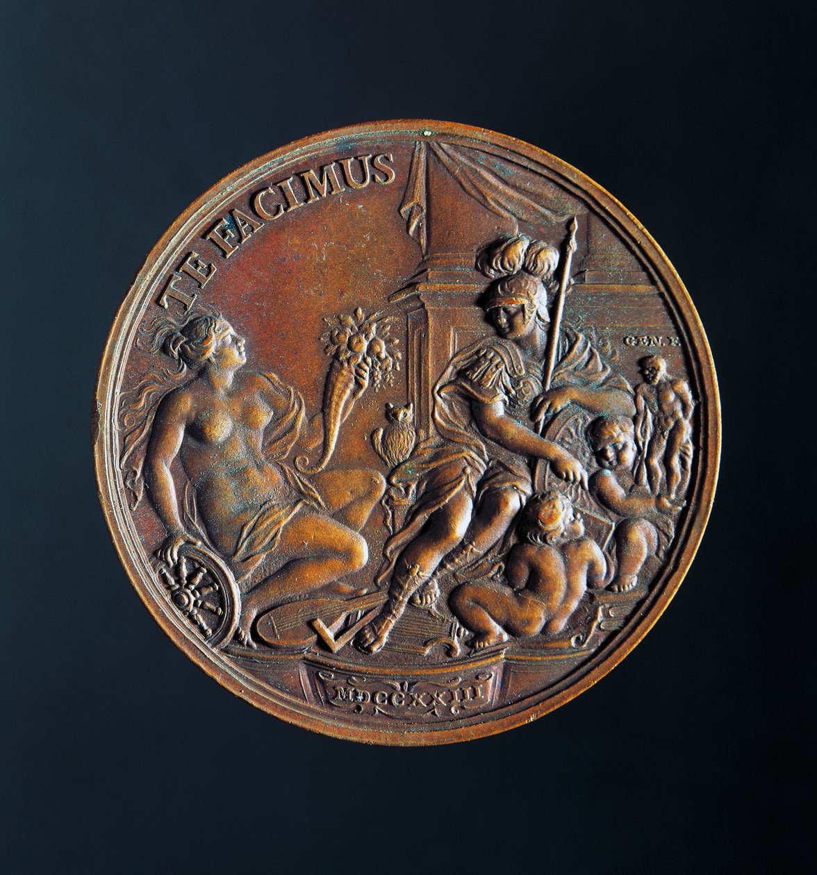 Medalla del Dogo Alvise III Sebastiano Mocenigo de Benjamin Baud