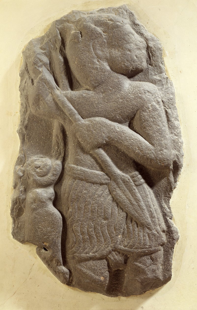 Dios de la tormenta moabita, Shihan antigua tierra de Moab, c.1100 a.C. (basalto) de Unbekannt