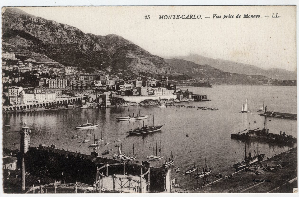 Monte Carlo: Vista de la ciudad tomada desde Mónaco de William M. Timlin