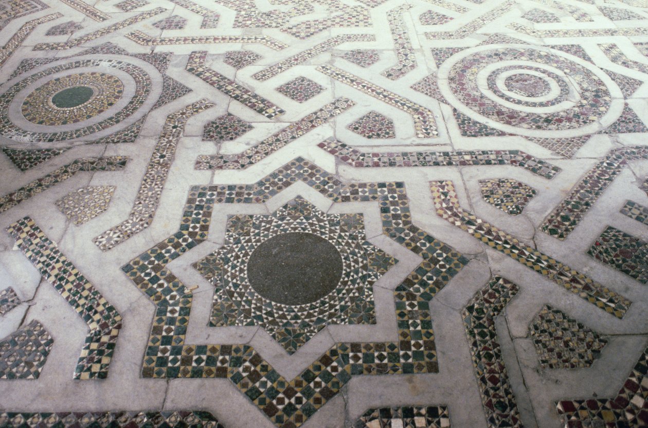 Pavimento de mosaico en la Catedral de Monreale, Sicilia de Unbekannt