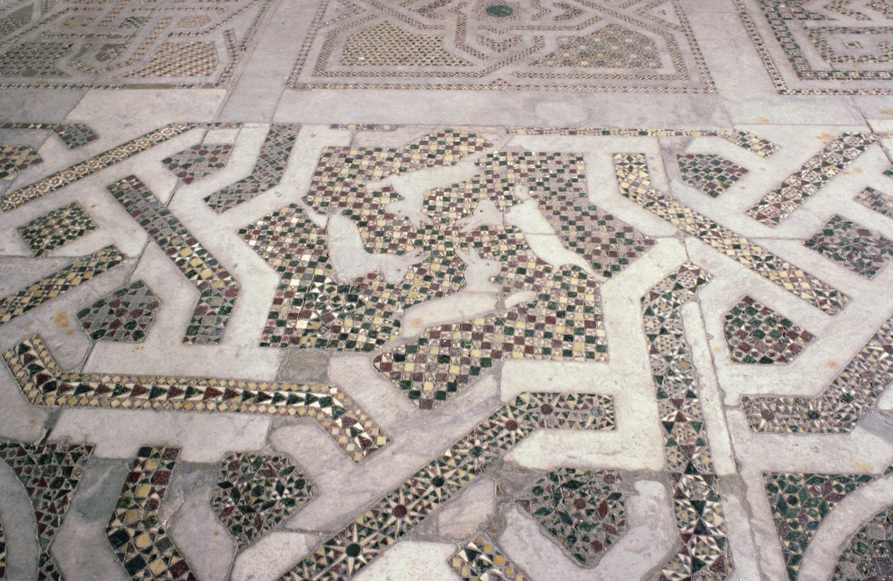 Pavimento de mosaico en la Catedral de Monreale, Sicilia de Unbekannt