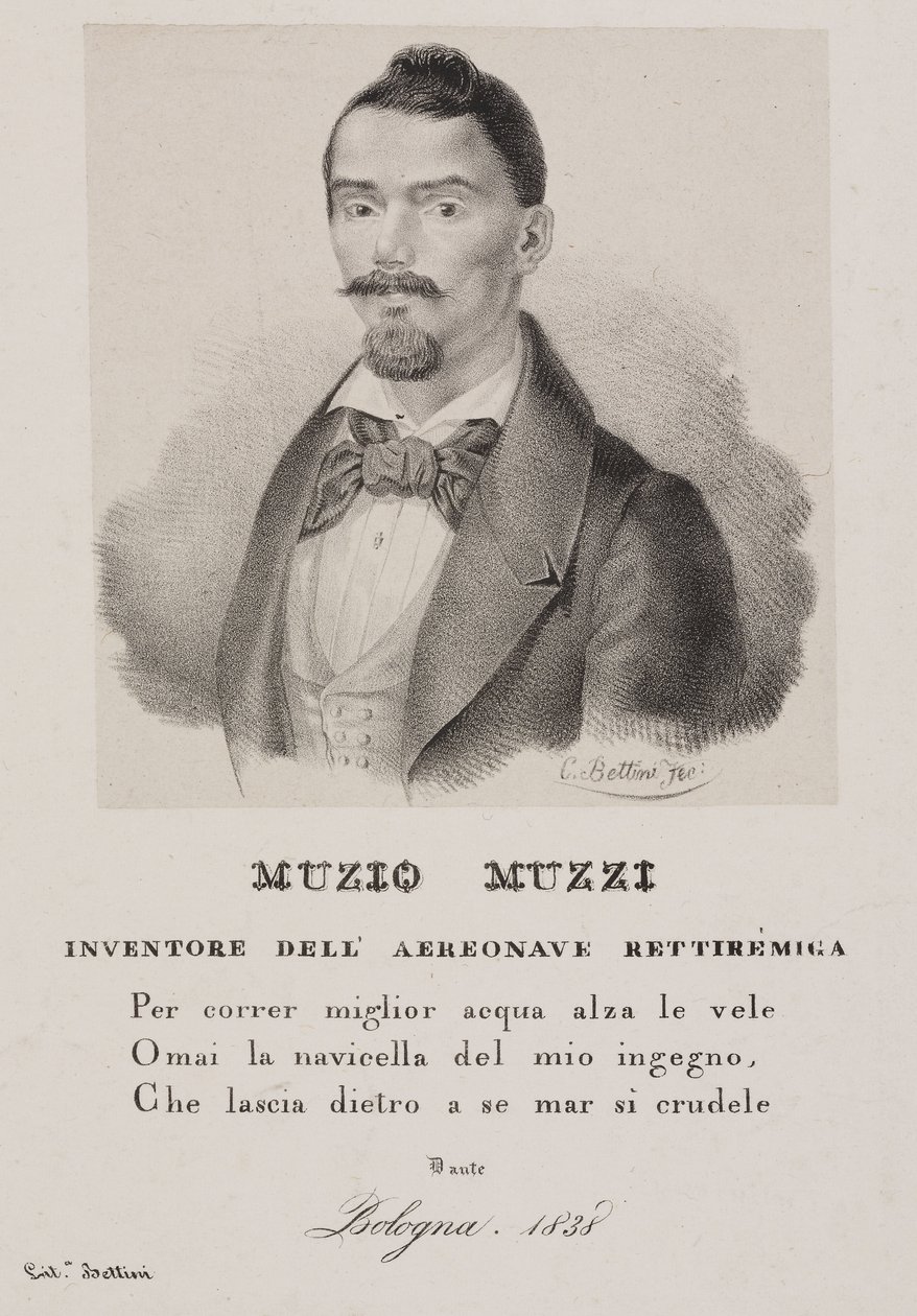 Muzio Muzzi, aeronauta italiano de Unbekannt
