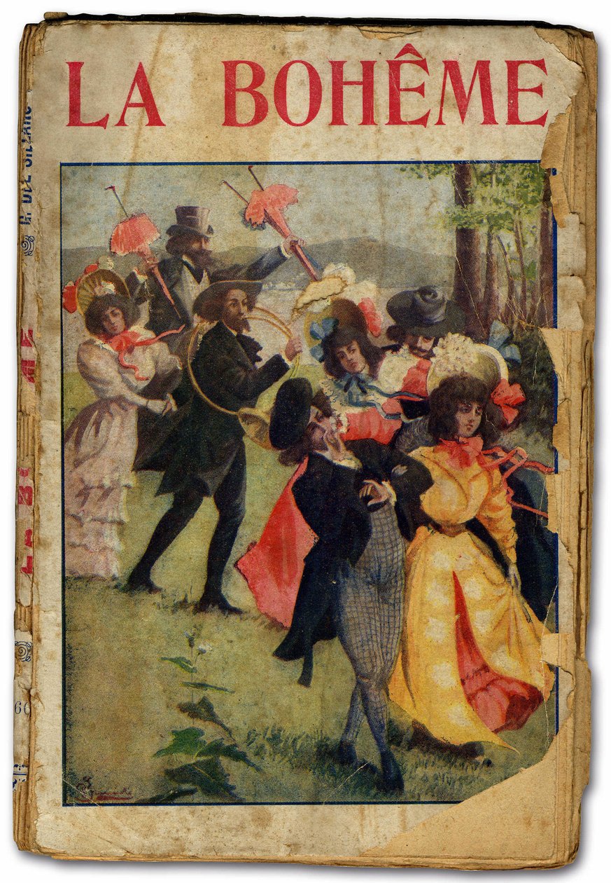 Libreto de ópera de La Boheme de Giacomo Puccini. 1896 (impresión) de Unbekannter Künstler