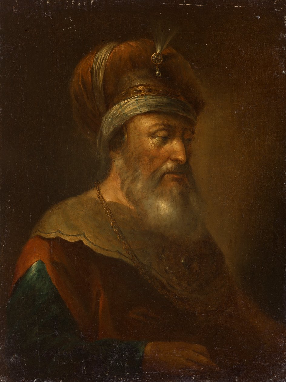 Oriental con turbante de Unbekannter Künstler
