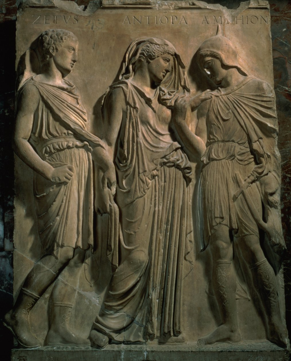 Orfeo, Eurídice y Hermes de Unbekannt