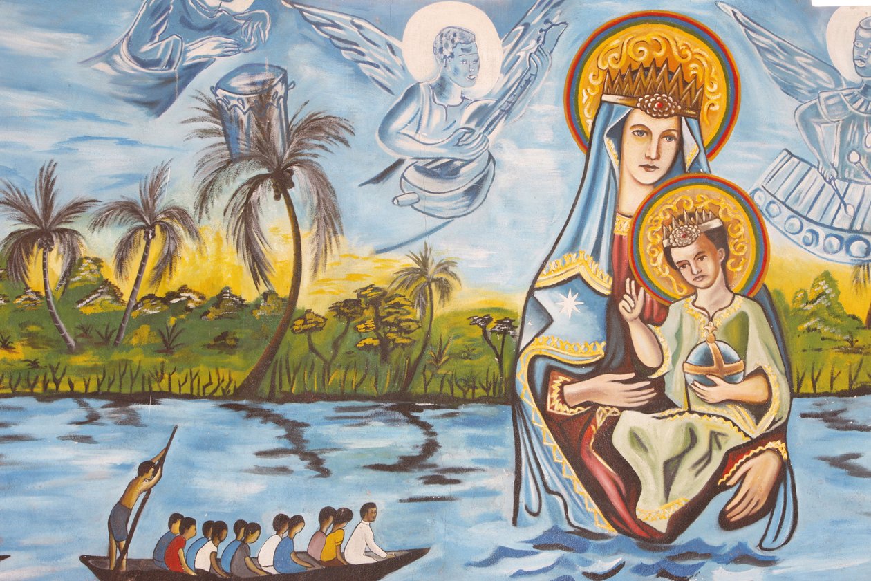 Fresco de Nuestra Señora de Togo, Togoville, Togo de Unbekannt