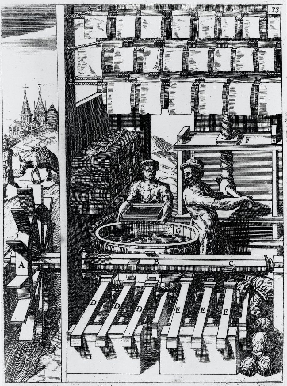 Fabricación de papel, Alemania de Unbekannt