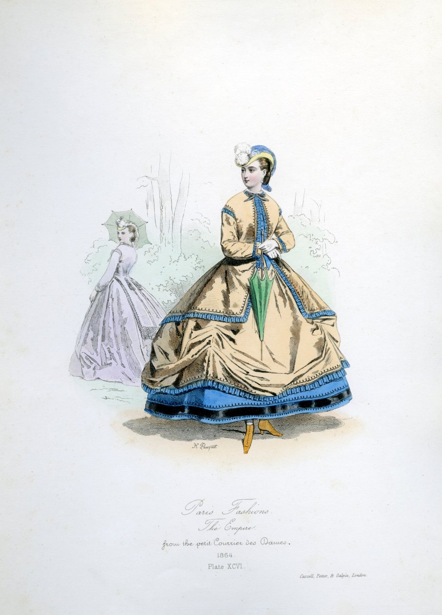 La moda de París en la época del Segundo Imperio de Unbekannter Künstler