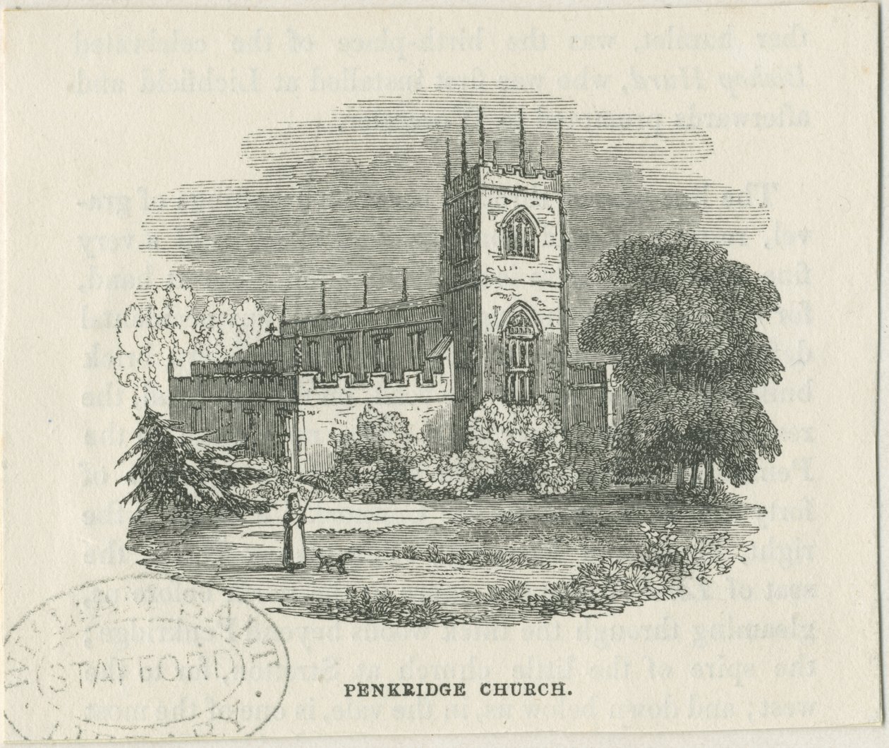 Iglesia de Penkridge, s.f. [?siglo XIX] de Unbekannt