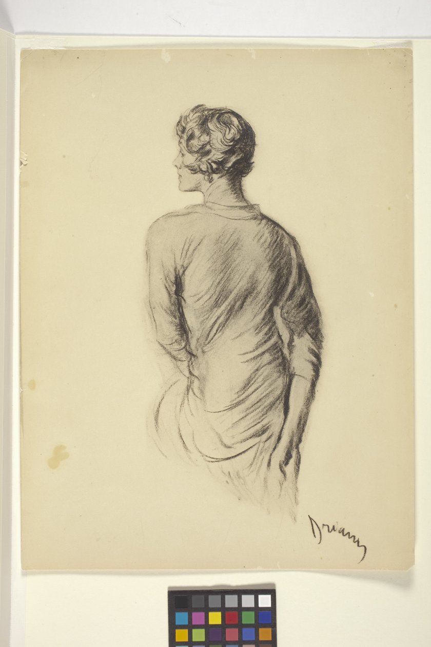 Retrato de mujer (reproducción fotográfica) de Unbekannter Künstler