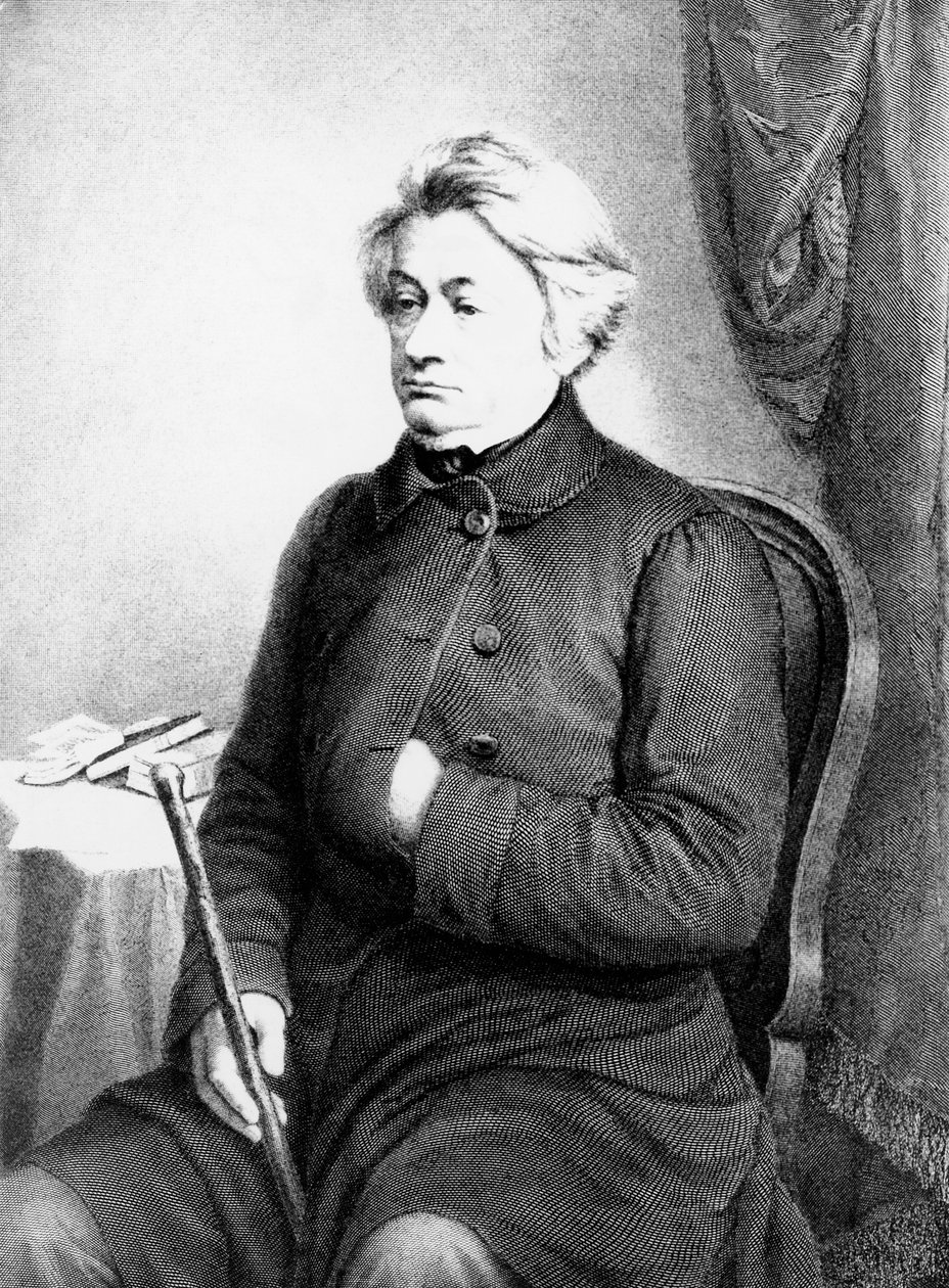 Retrato de Adam Bernard Mickiewicz (1798-1855), poeta, dramaturgo, ensayista y activista político polaco, grabado a partir de una fotografía de Vezenberg & Co de William M. Timlin