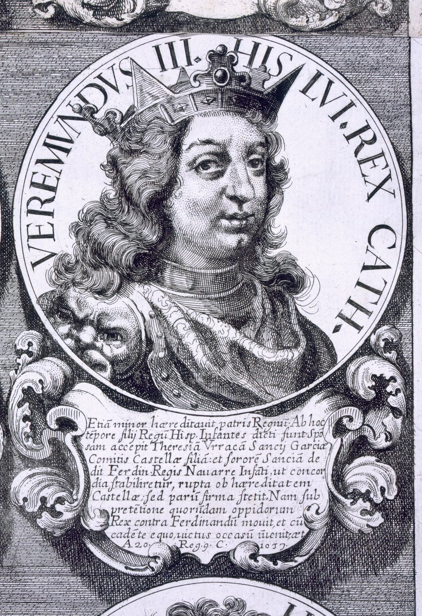 Retrato de Bermudo III de León de Unbekannt
