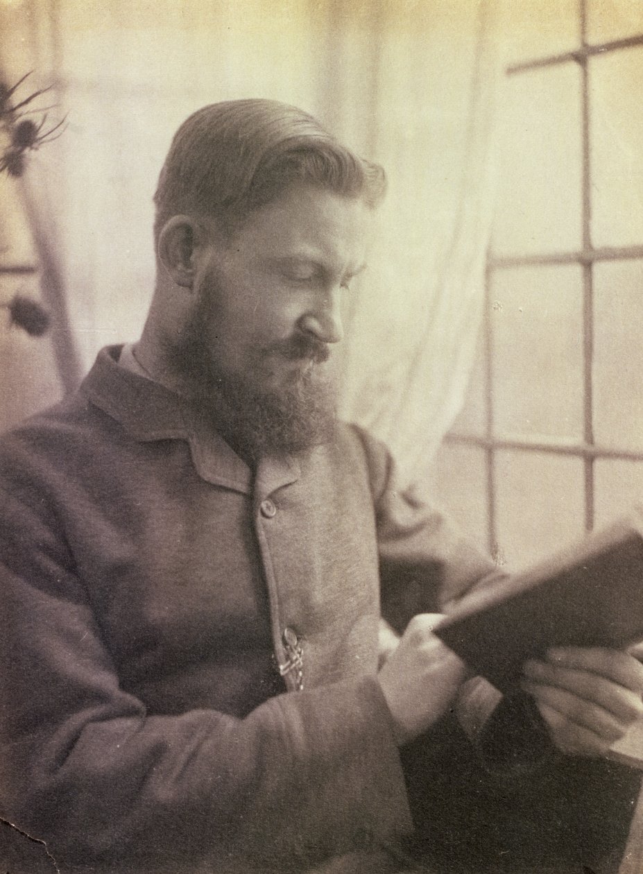 Retrato de George Bernard Shaw (1856-1950) de joven de Unbekannt