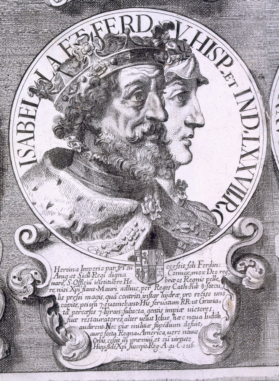 Retrato de Isabel I y Fernando V de Castilla de Unbekannt