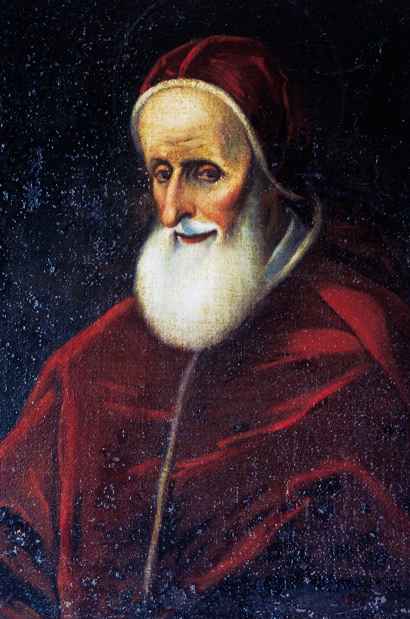 Retrato del Papa Pío V de Benjamin Baud