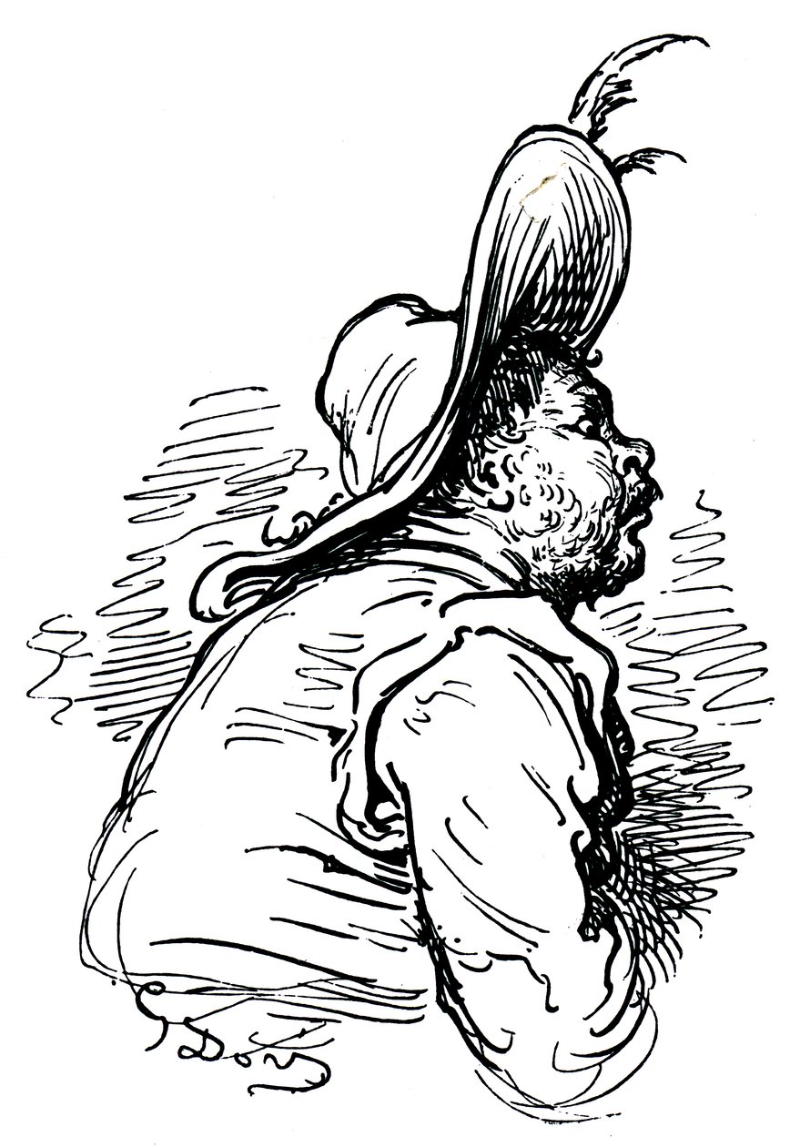 Retrato de Sancho Panza de Unbekannter Künstler