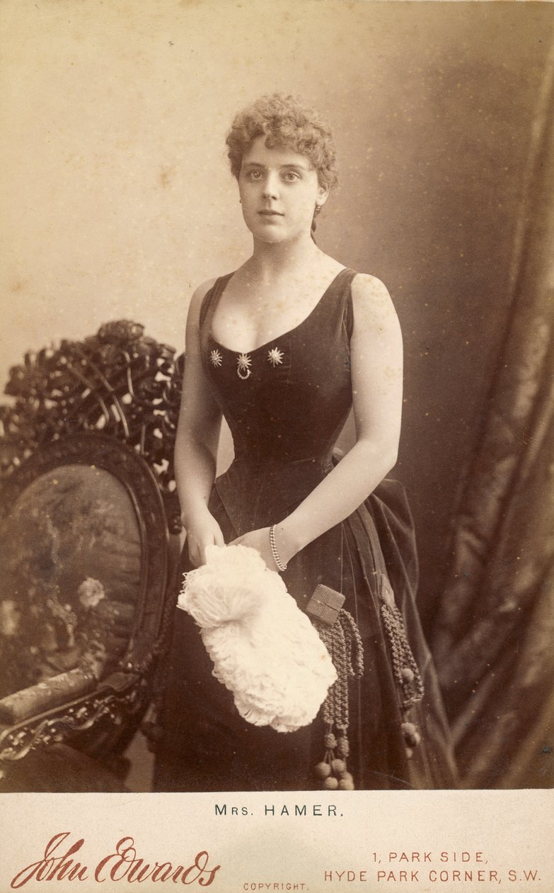 Retrato de una joven inglesa (Sra. Hamer) de Unbekannter Künstler