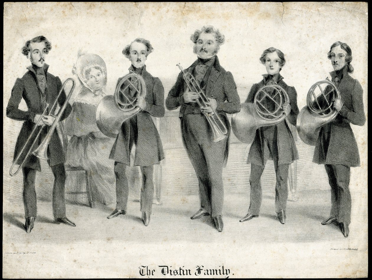 Retrato de la Familia Distin de Unbekannt
