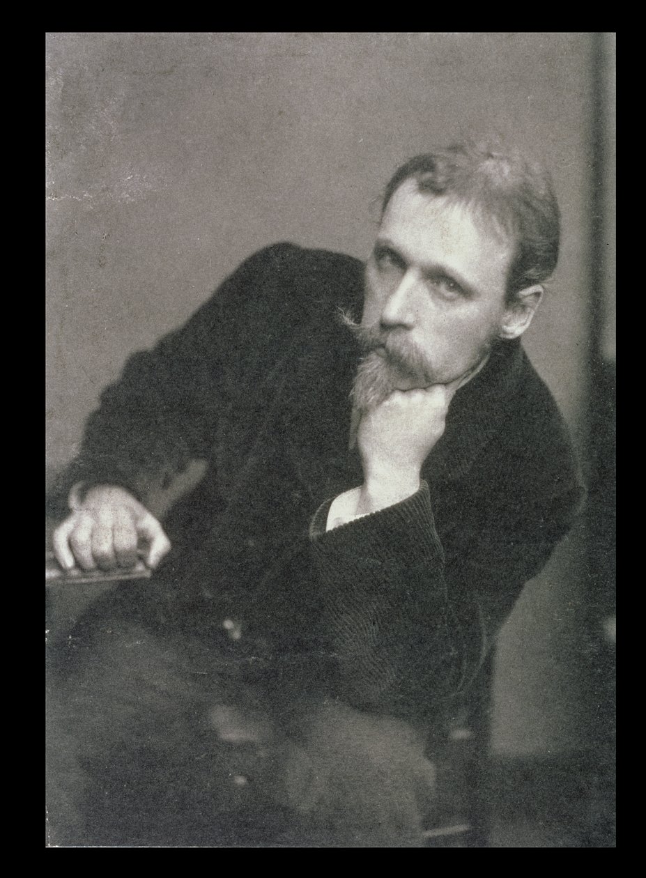 Fotografía de retrato de Walter Crane (1845-1915) por Frederick Hollyer (1837-1933) 1886 de Unbekannt