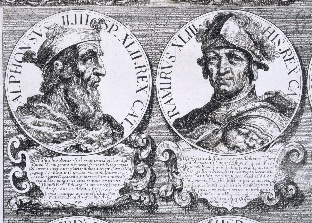 Retratos de Alfonso II y Ramiro I de Unbekannt