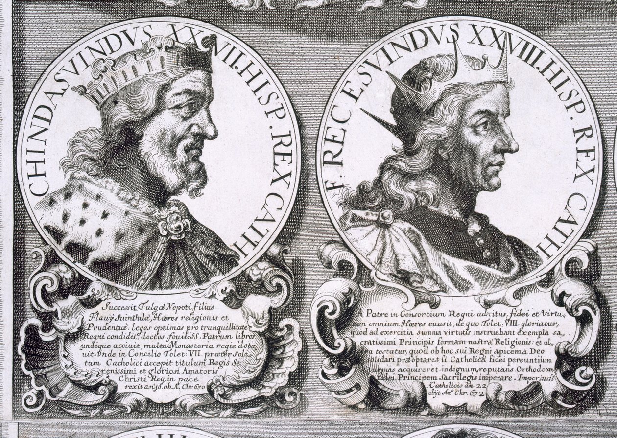 Retratos de Chindasvinto y Recesvinto de Unbekannt