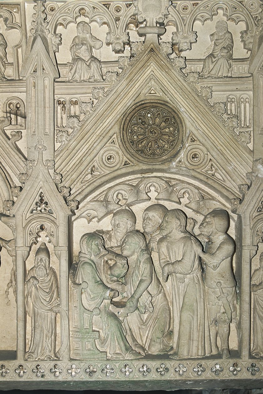 Portugal - Alcobaça. Tumba de Inés de Castro en el monasterio de Santa María de Benjamin Baud