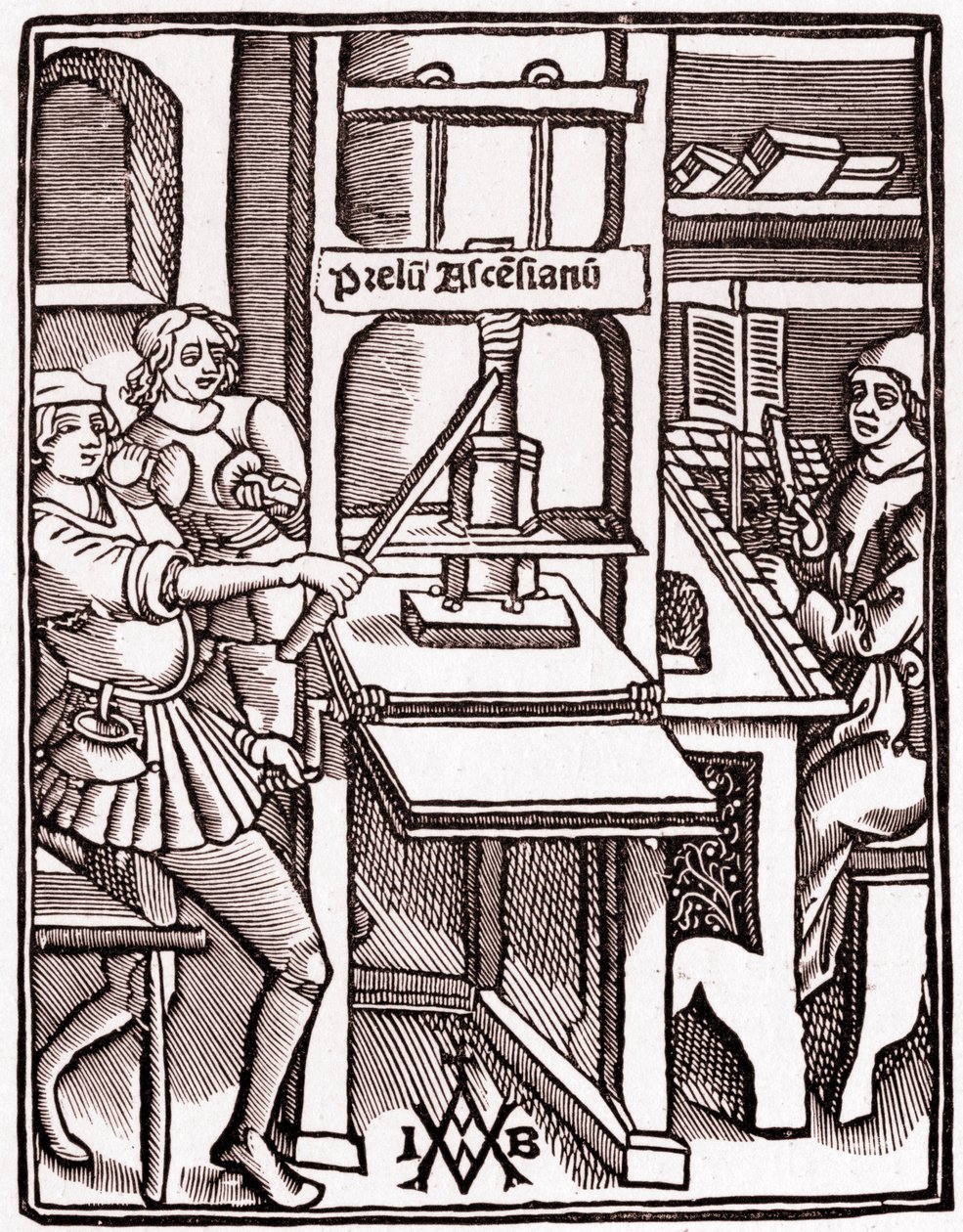 Imprenta 1511 (grabado) de Unbekannter Künstler