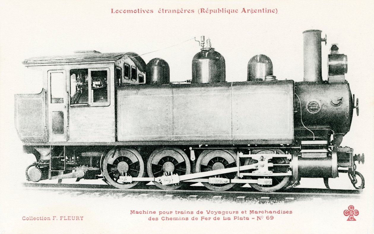 Vagones de ferrocarril de Argentina de Unbekannter Künstler