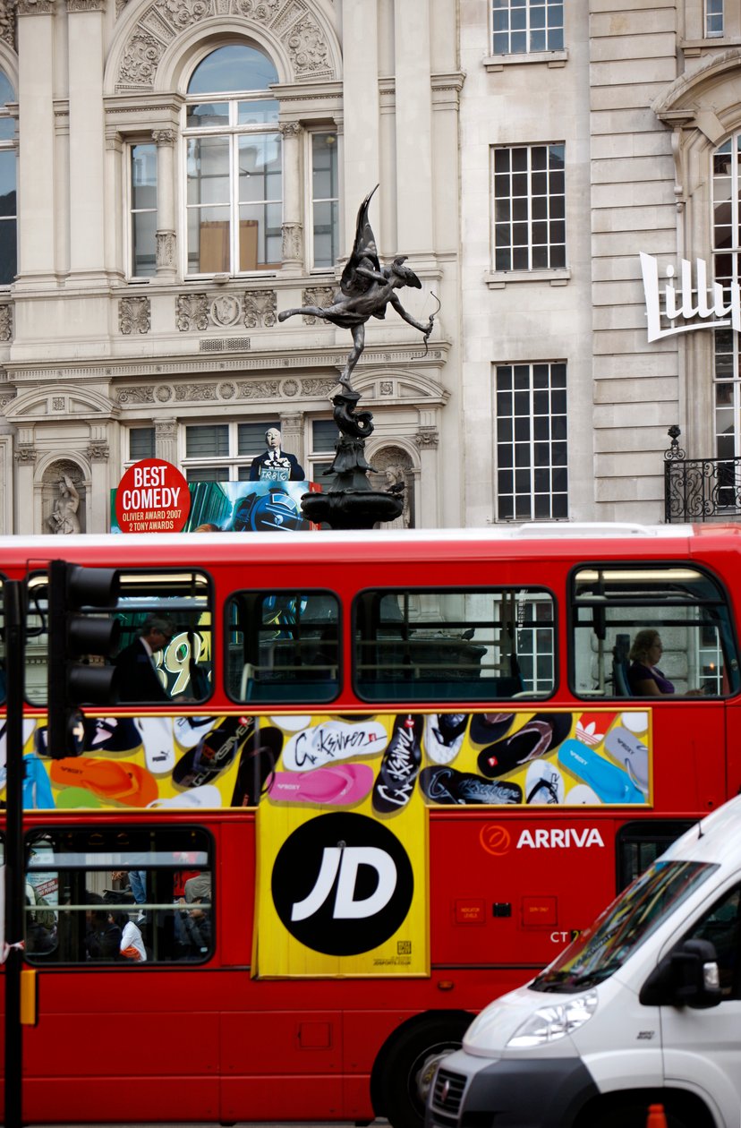 Autobús rojo de Londres, Piccadilly (foto) de Unbekannt