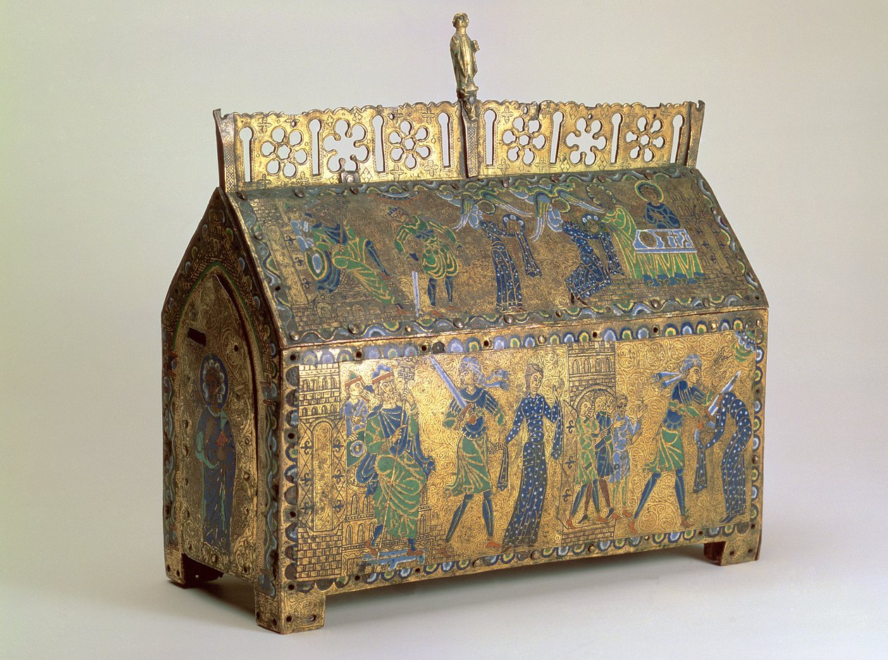 Relicario con Escenas de la Vida de Santa Valeria, Limoges de Unbekannt