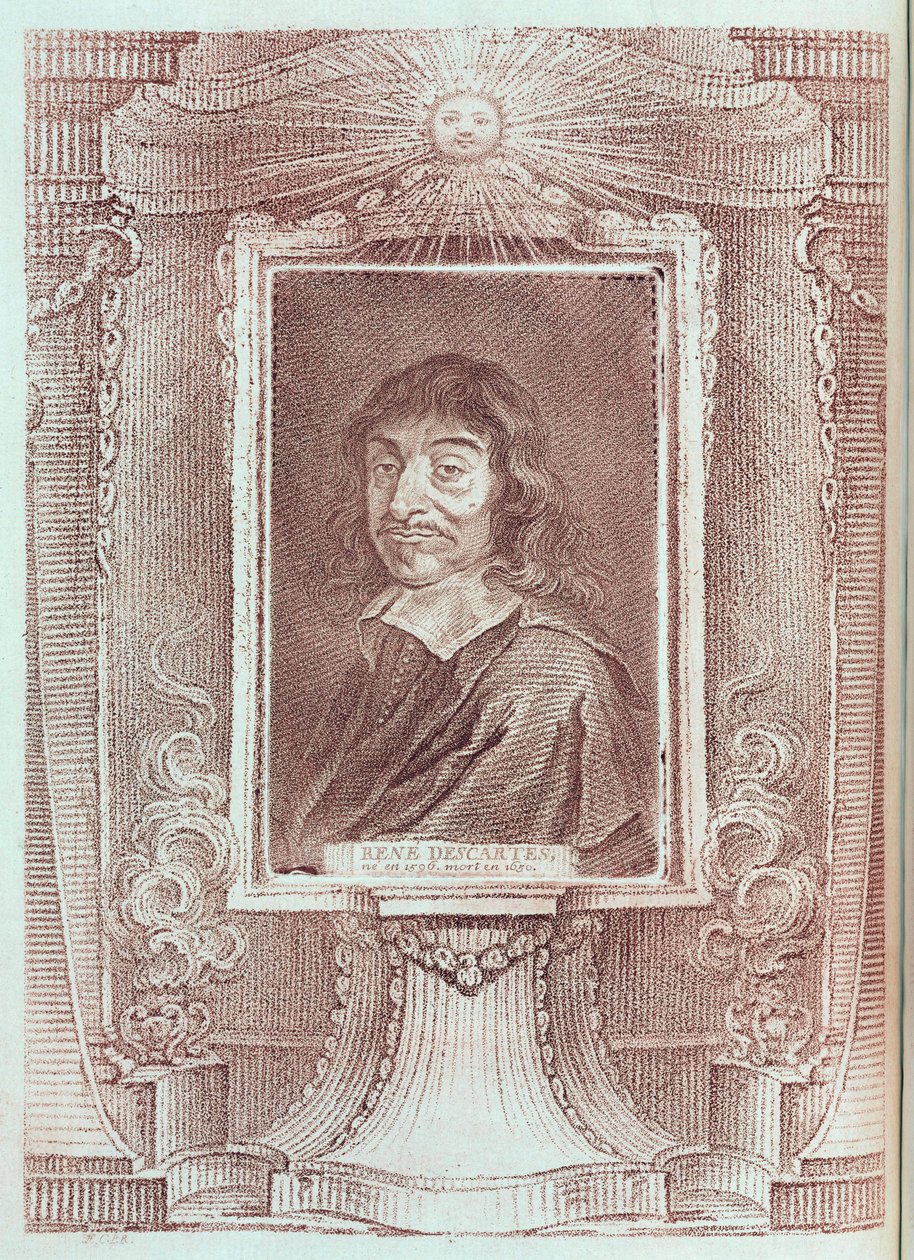 René Descartes, filósofo y matemático francés, c. 1630 de Unbekannt