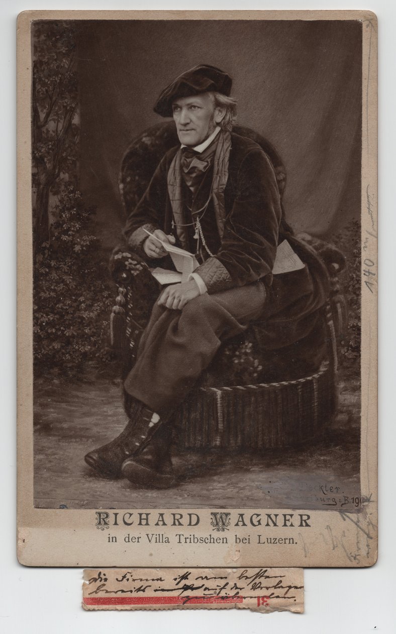 Richard Wagner (1813-1883) (1868, fotografía) de Unbekannter Künstler
