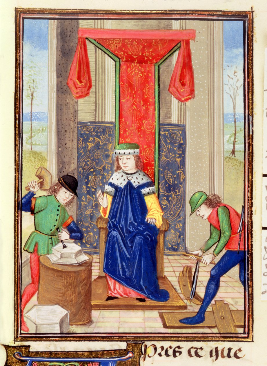 Roy 15 EII f.265 Maestro, carpintero y cantero, de 