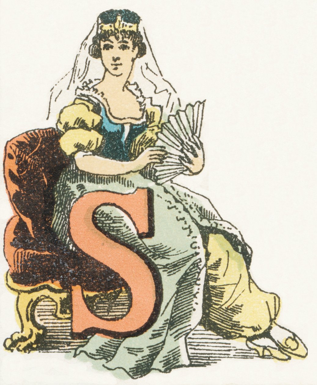 S - Sultana - Alfabeto Infantil, Ediciones Gordinne 1920 de Unbekannt