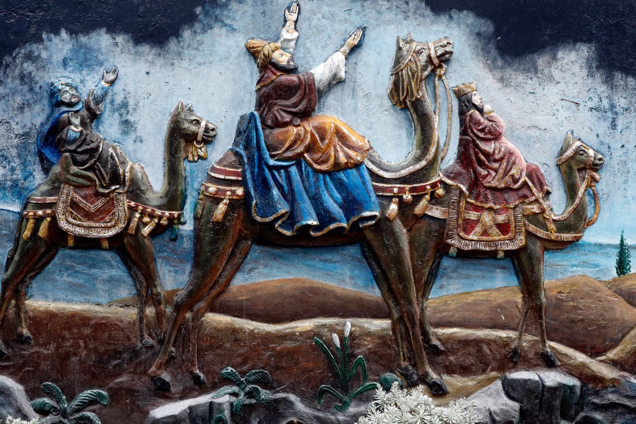 Catedral de San José (Nha Tho Lon), La natividad, Los tres reyes magos, Hanói, Vietnam (foto) de Unbekannt