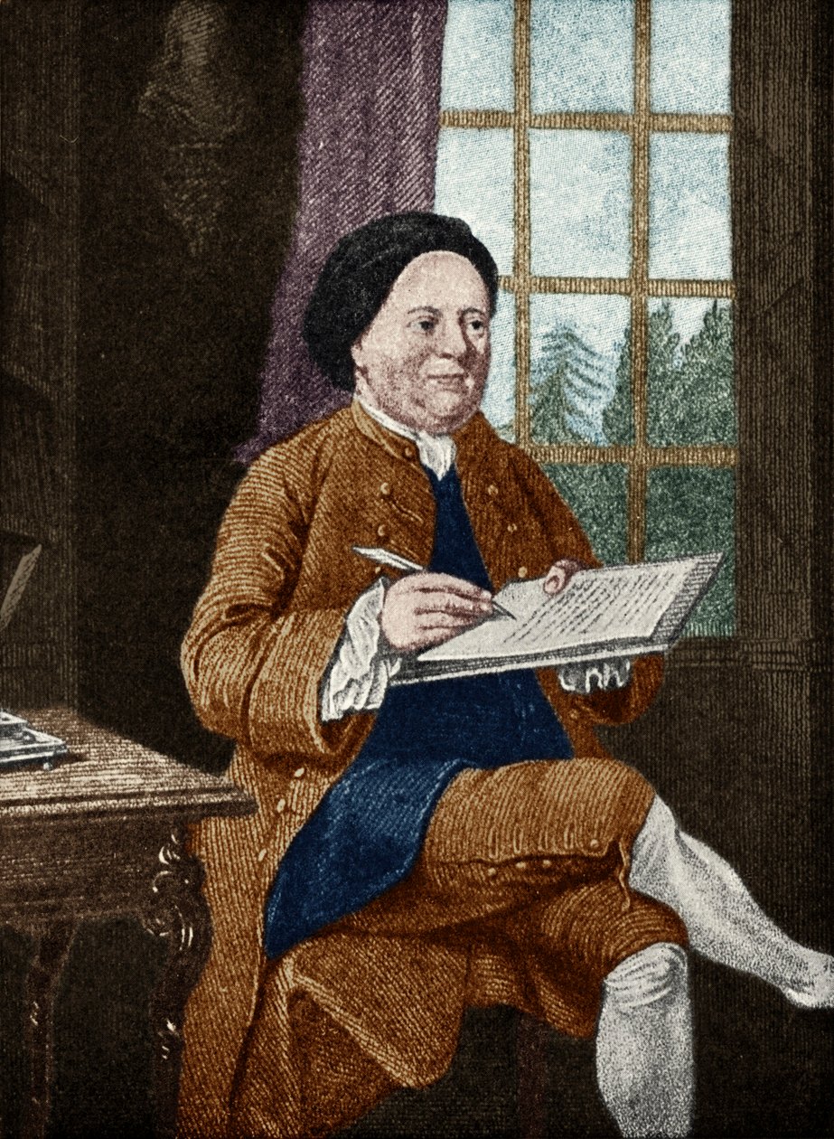Samuel Richardson, retrato. Autor inglés 19 de agosto de 1689 - 4 de julio de 1761 de Unbekannt