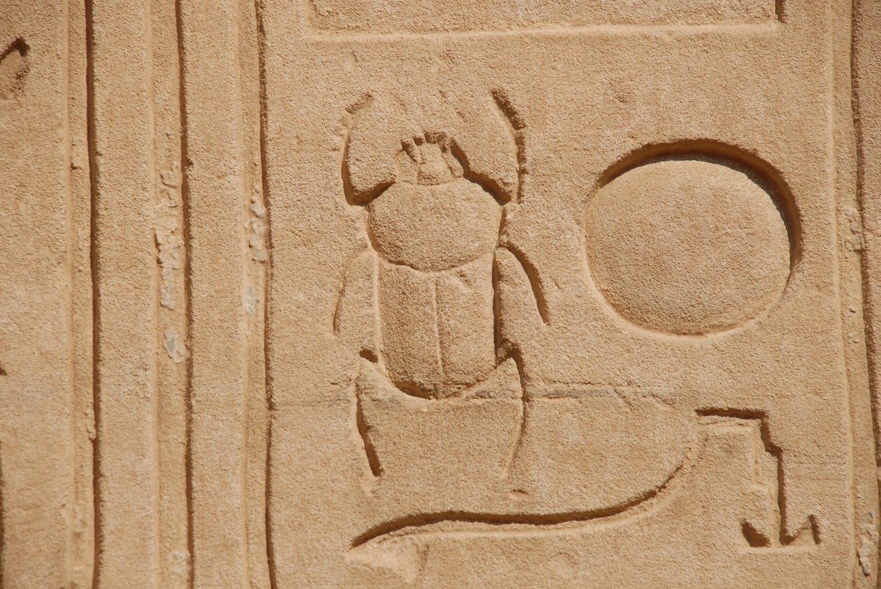 Escarabajo, Karnak, Luxor, Egipto de Unbekannt