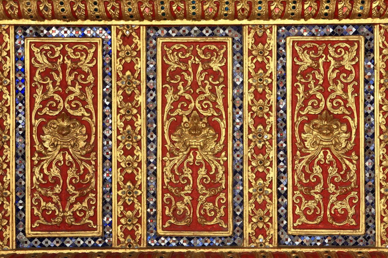 Escultura. Templo de Mármol. Wat Benchamabophit Dusitvanaram Ratchaworawiharn. 1899. Bangkok. Tailandia de Unbekannt