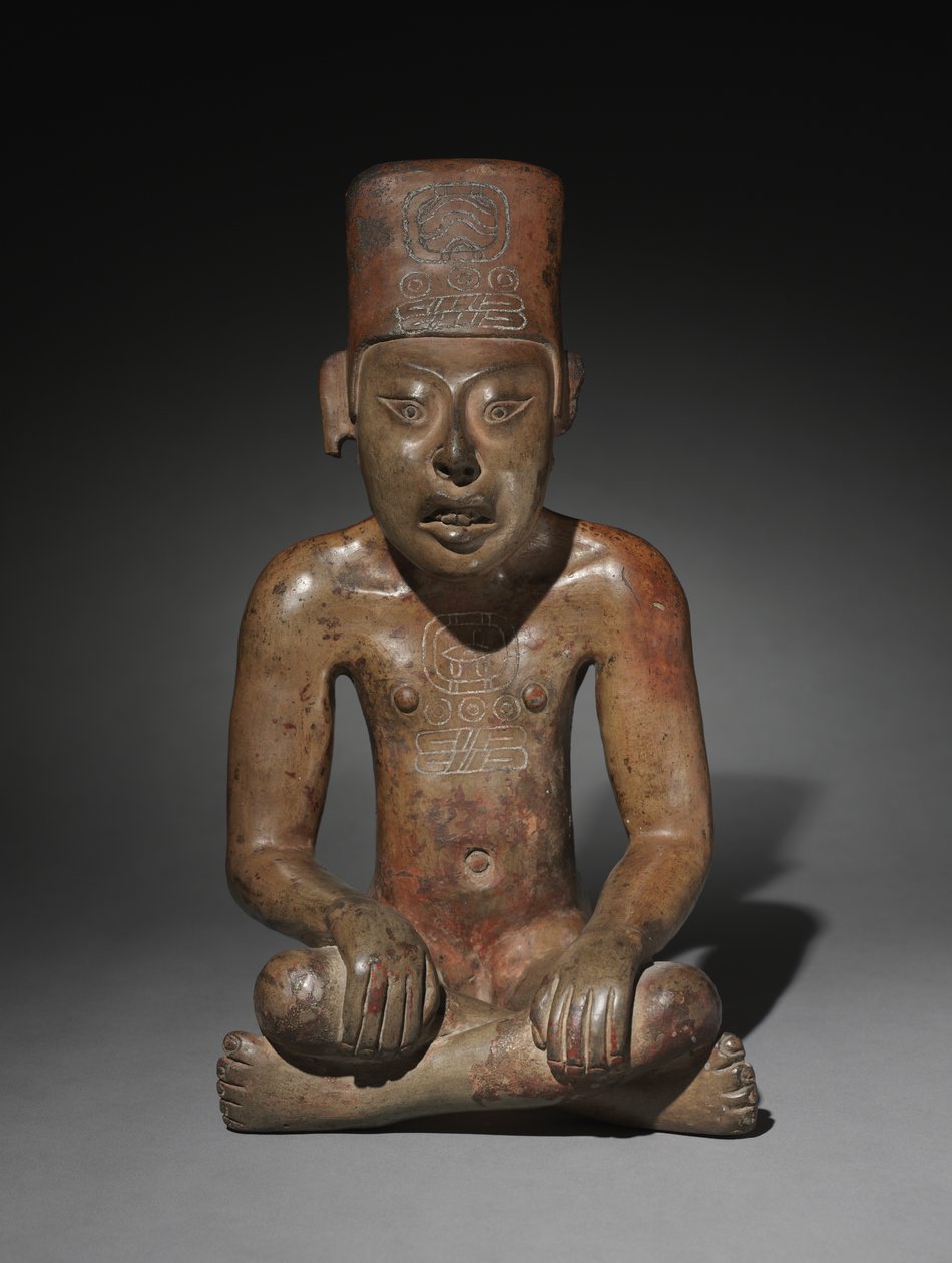 Figura sentada, Oaxaca, 300 a.C.-700 d.C. de Unbekannt