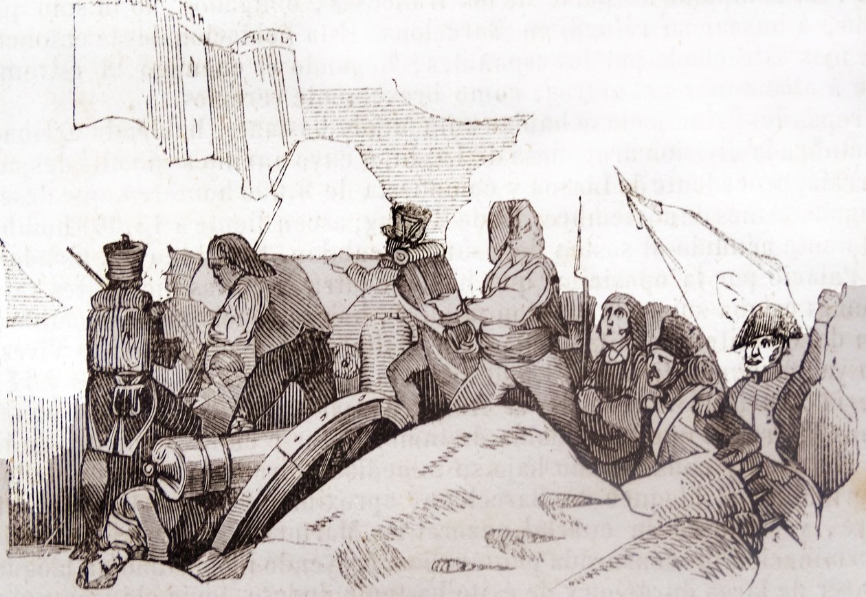 Asedio de Roses, Guerra Peninsular de Unbekannter Künstler