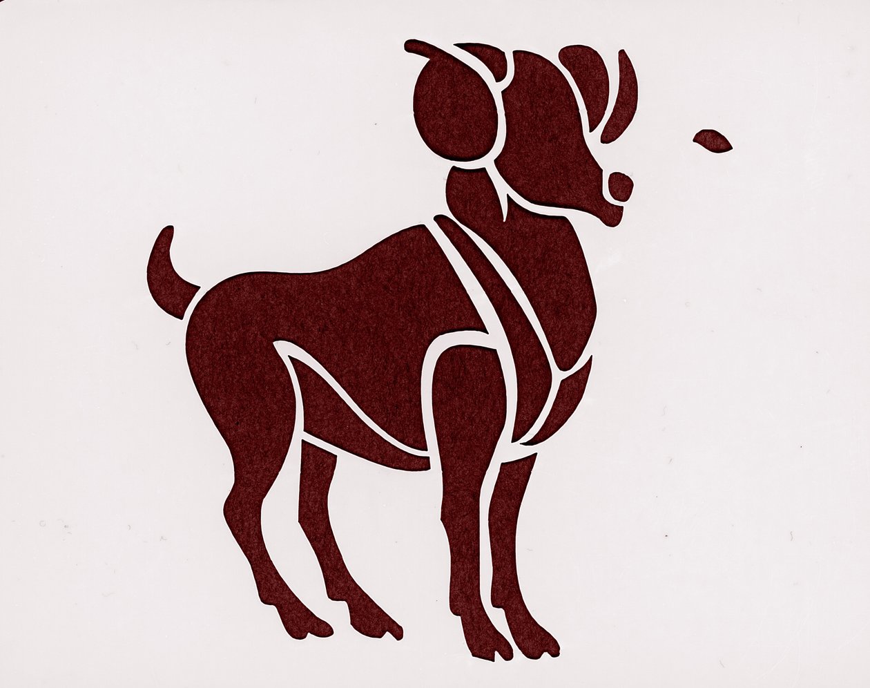 Signo del zodíaco: el Belier (Signo astrológico: aries) Colección particular de Unbekannter Künstler