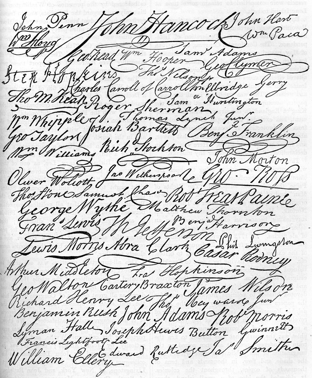 Firmas de la Declaración de Independencia, América de Unbekannter Künstler