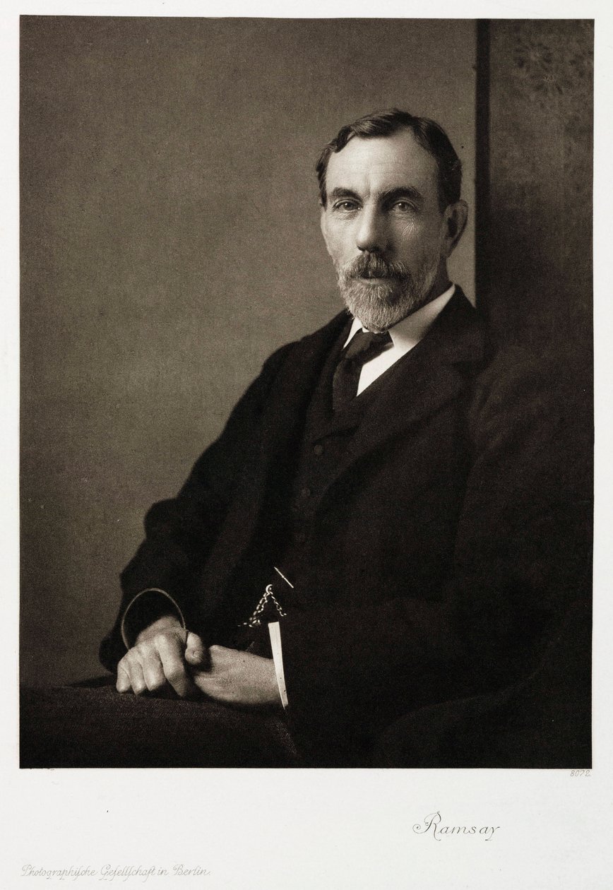 Sir William Ramsay, químico escocés, c 1910 de Unbekannt