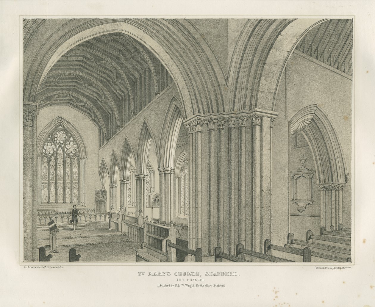 Stafford - Interior de la Iglesia de Santa María de Unbekannt