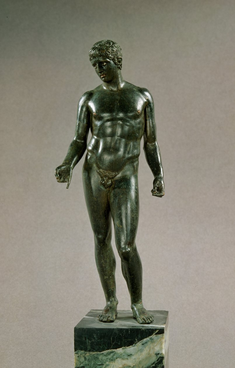 Estatua de Mercurio, adaptación del Discóforo griego de Policleto, romana, 25-50 d.C. de Unbekannt