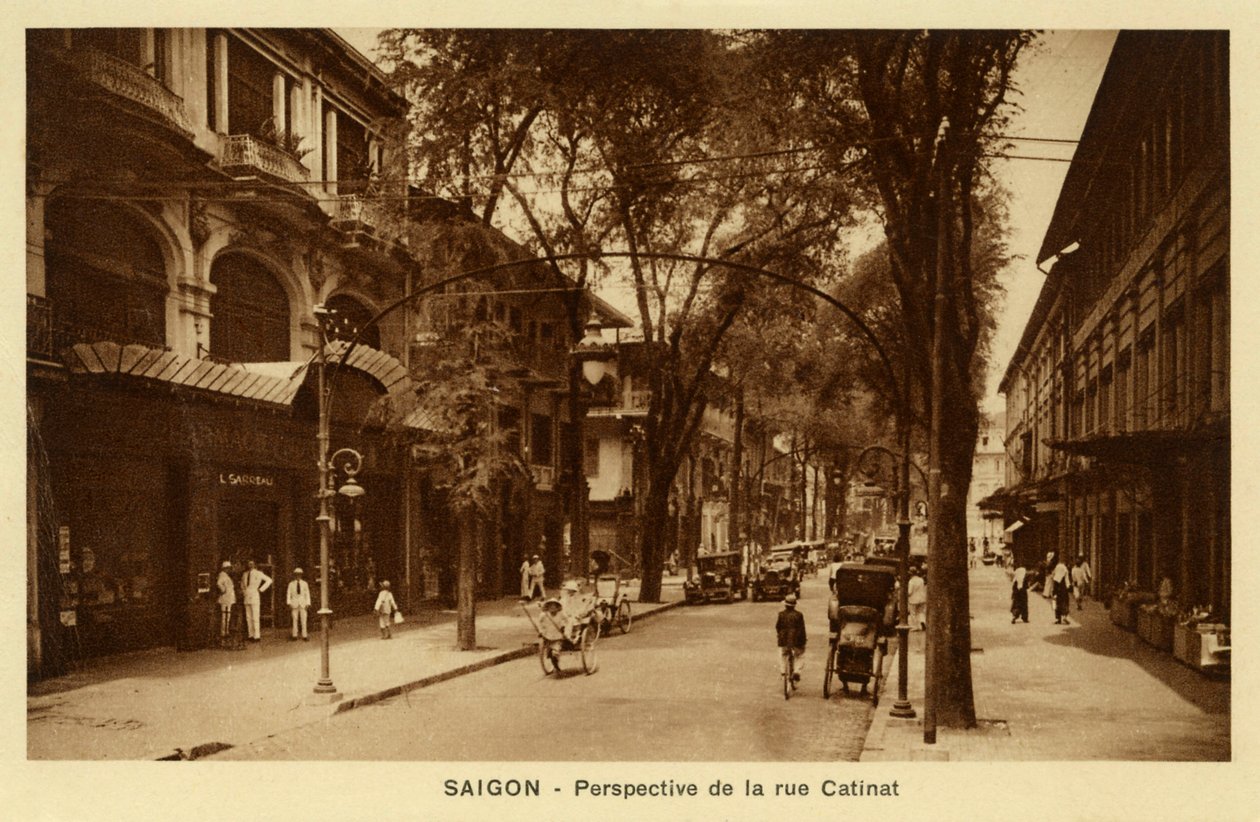 Vista callejera de Saigón de Unbekannter Künstler