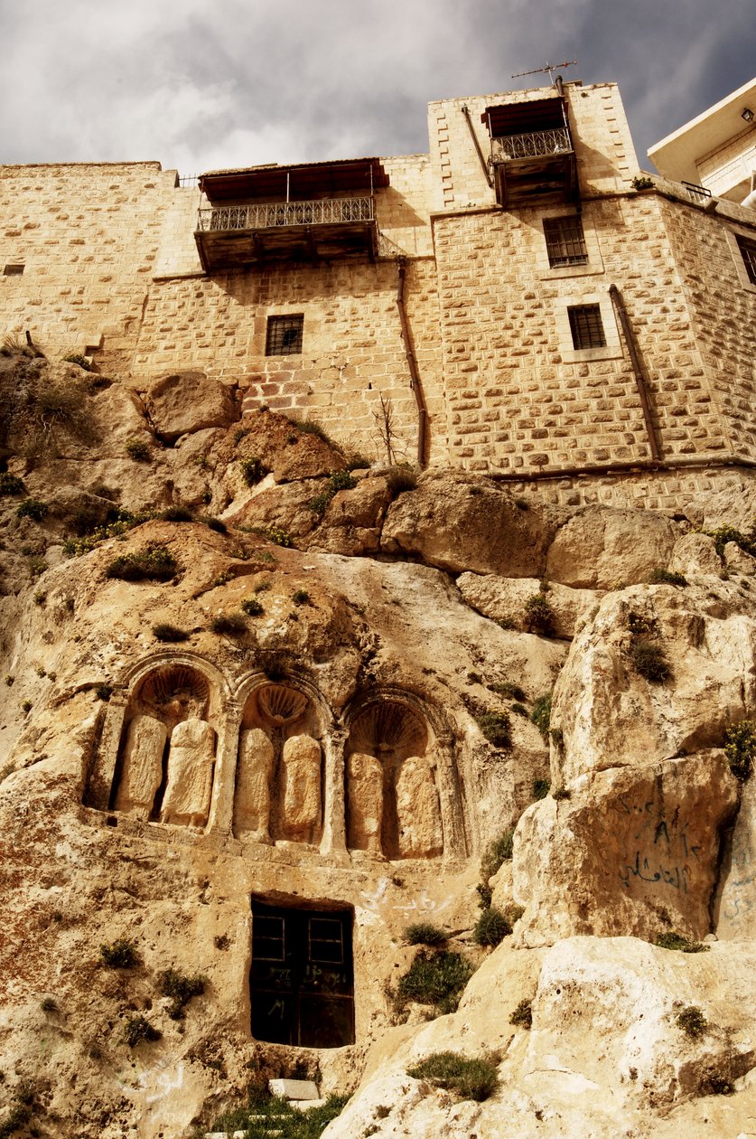 Siria - Saydnaya. Convento de Nuestra Señora de Saydnaya, AD 547 de Benjamin Baud