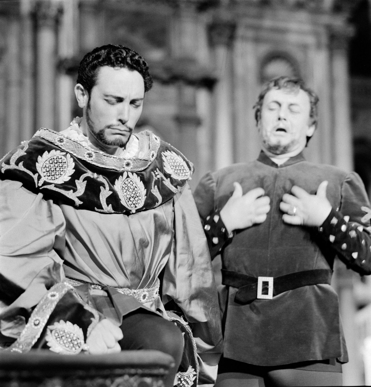 Teatro La Fenice: Otello - los cantantes de ópera Mario Del Monaco - Palazzo Ducal - Venecia - 1960 de Unbekannt